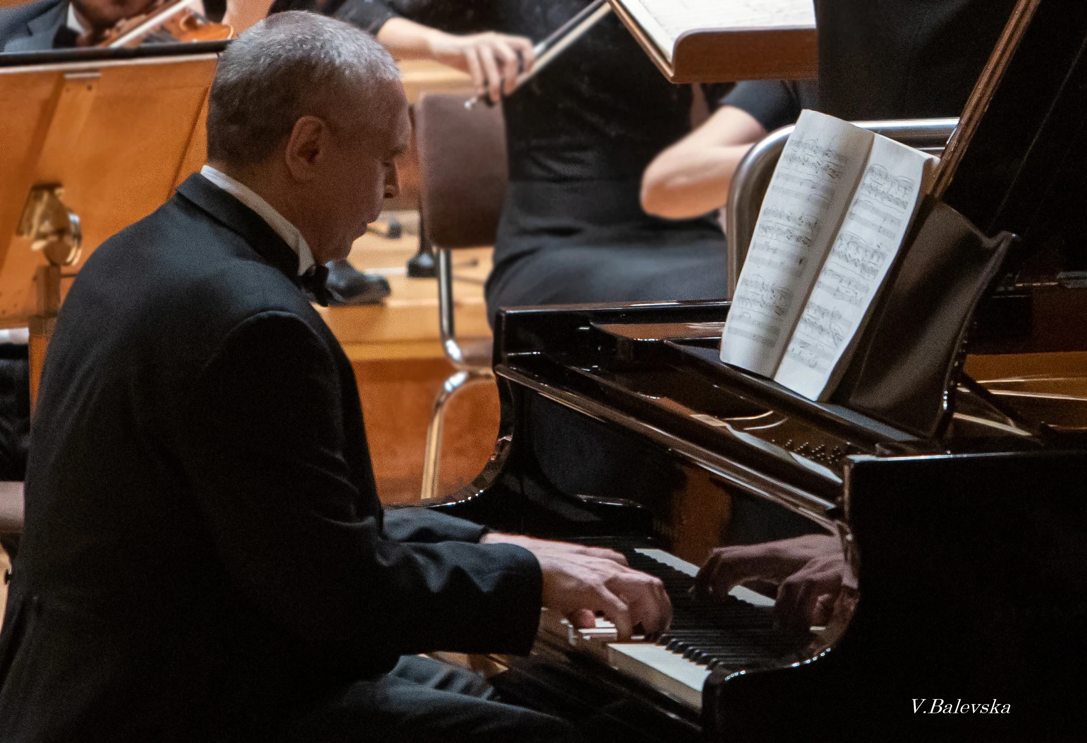 The famous Ivo Pogorelić, Nayden Todorov and the Sofia Philharmonic Orchestra